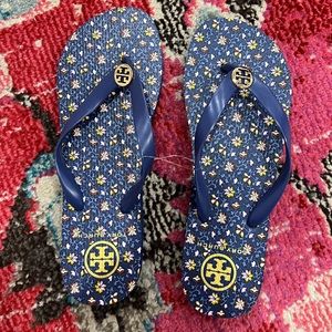Never Worn Tory Burch Flip Flops